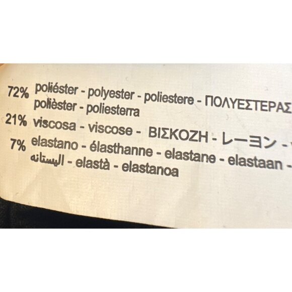 ZARA High-Waisted Black Small Trousers Fit Polyester Viscose Blend Tailored - Picture 4 of 13